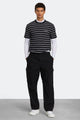 BLACK TALBOT STRIPE