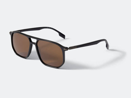 BLACK/SOLID BROWN